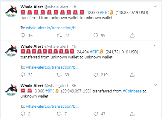 Whale Alert BTC