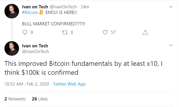 BTC emoji Twitter