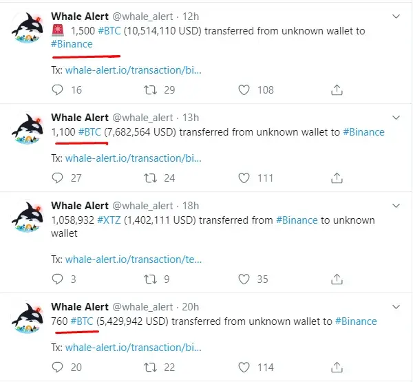 Binance Whale Alert