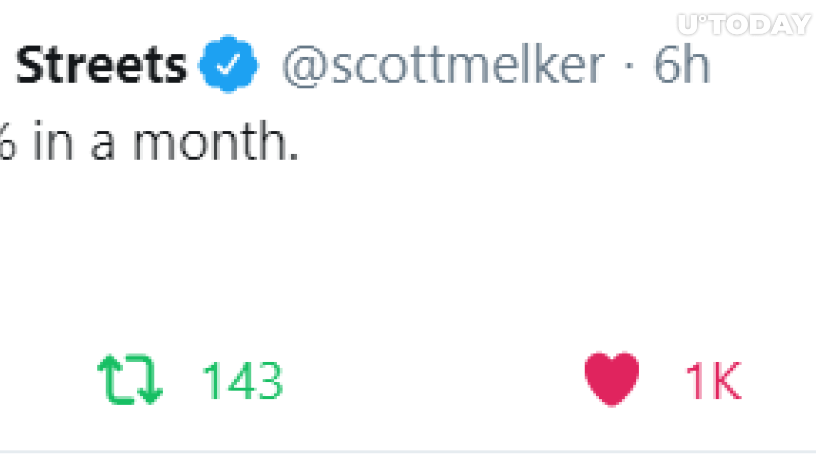 BTC +43 percent