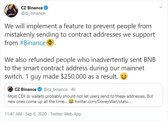 CZ Binance
