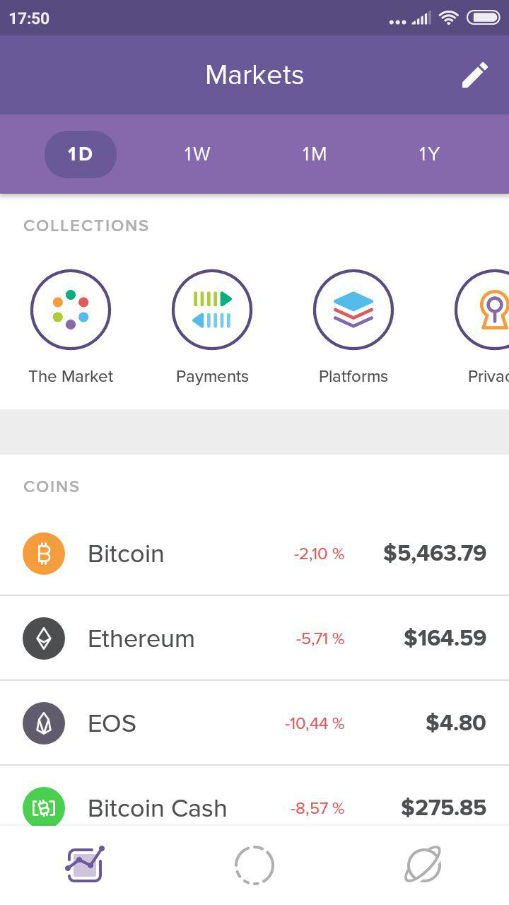 Circle Invest app interface