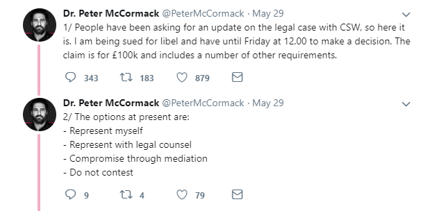 Craig Wright’s Legal Action Against Peter McCormack Might Cost Podcaster over £700,000