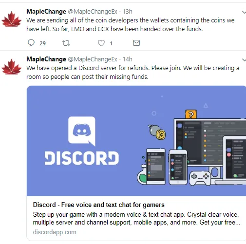 MapleChange tries to compensate