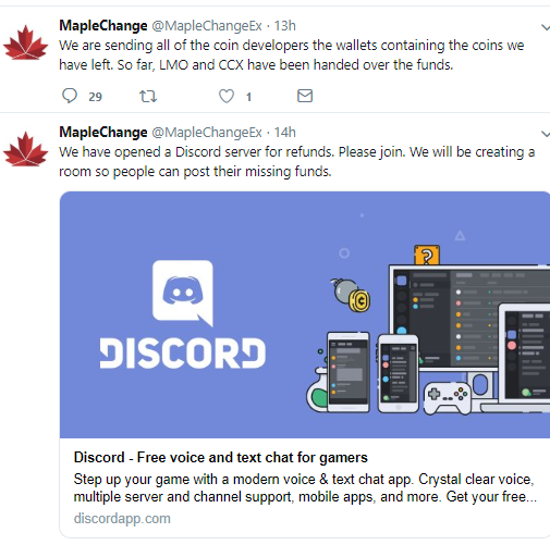 MapleChange tries to compensate