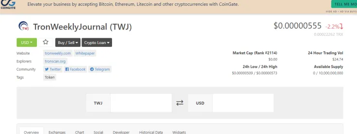 TWJ coin