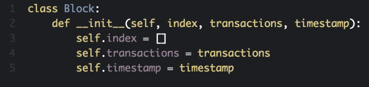 Python block