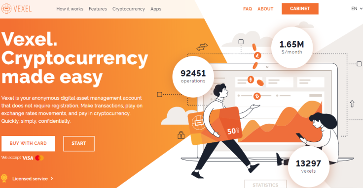 Vexel.is the main page