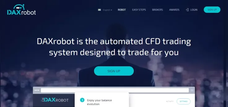 DAXrobot web interface