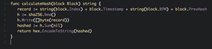 Golang hash