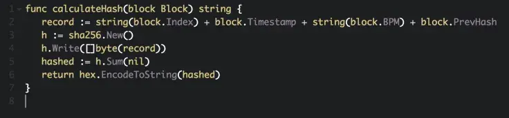 Golang hash