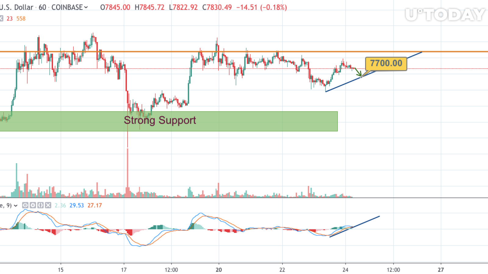 BTC / USD grafiği