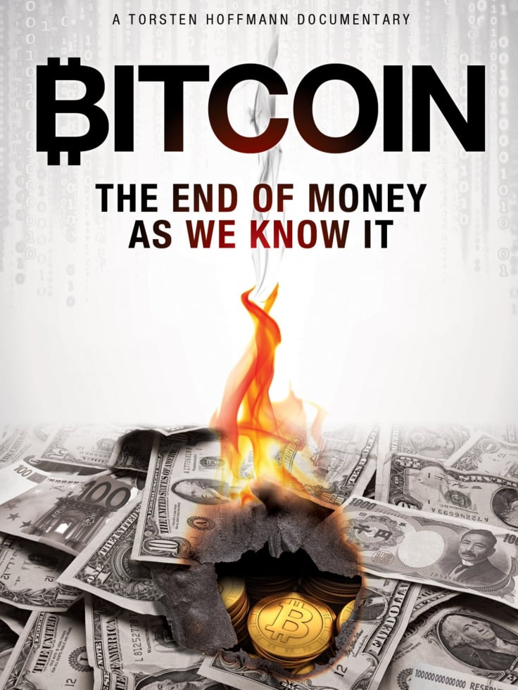Bitcoin: The End of Money as We Know it” logo