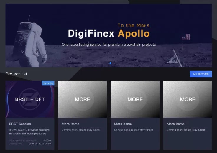 DigiFinex IEOs