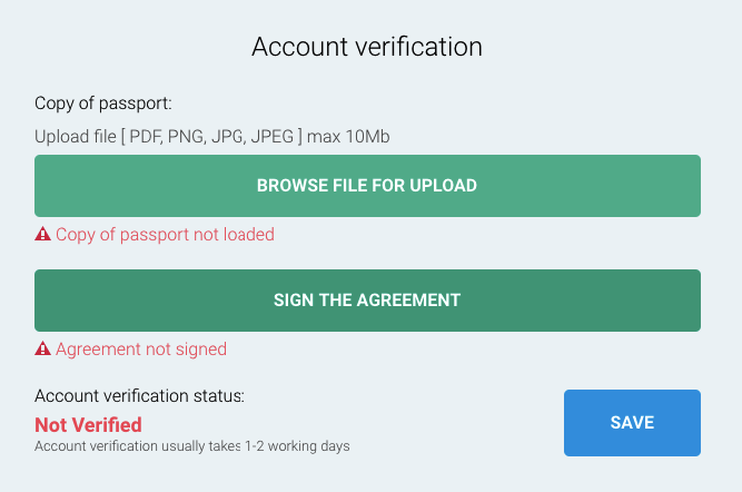 IQ Mining verification procedure