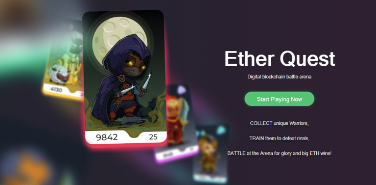 Ether Quest website