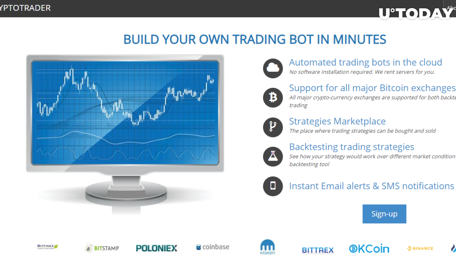 Cryptotrader web interface