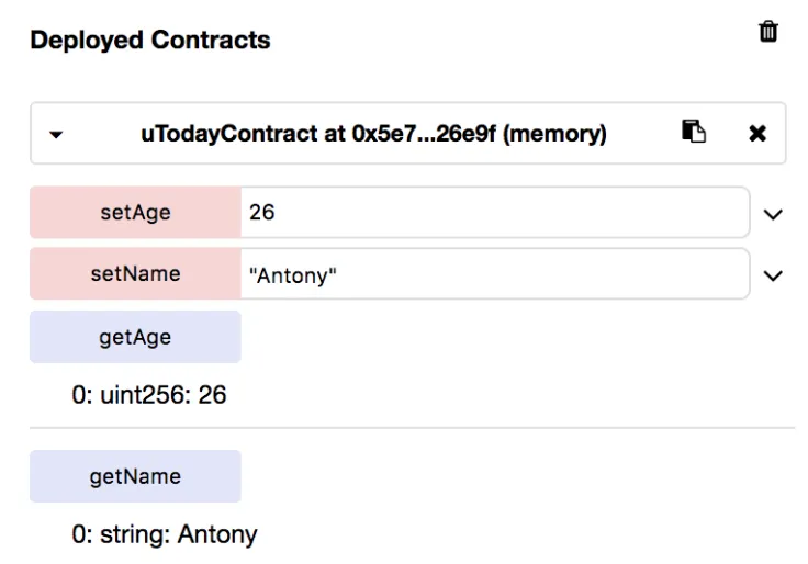 Compiler, with a name and an age