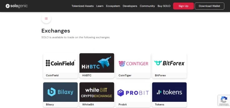 SOLO token available for trading on multiple reliable platforms // Image by Sologenic
