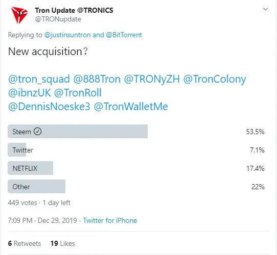 Tron Steem