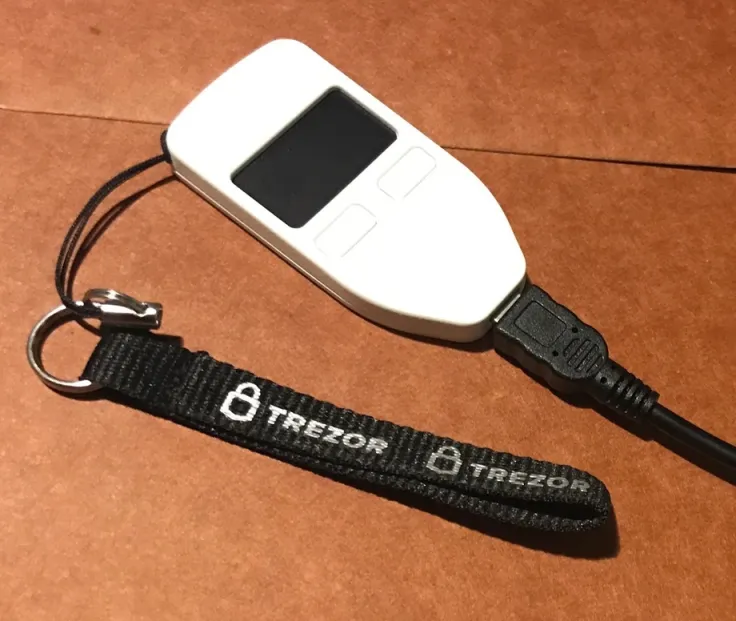 Trezor wallet photo