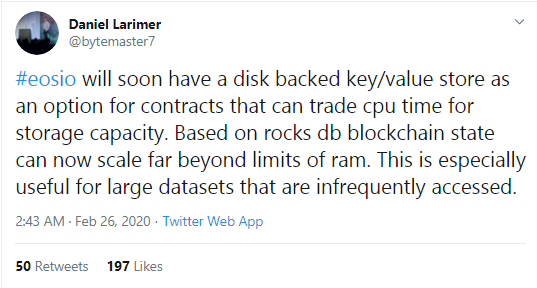 DISK storage solution to be released by EOS