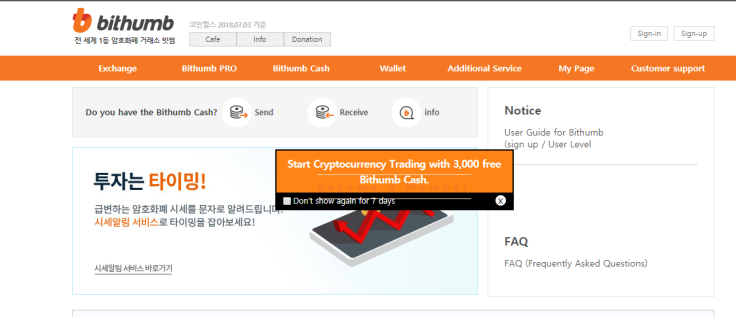 home page
