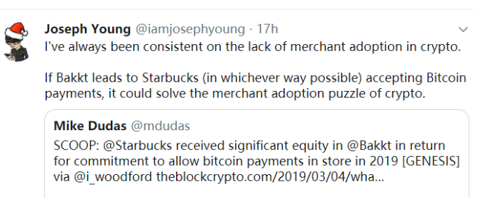 Starbucks May Start Selling Coffee for BTC Later in 2019 — Well, Sort Of