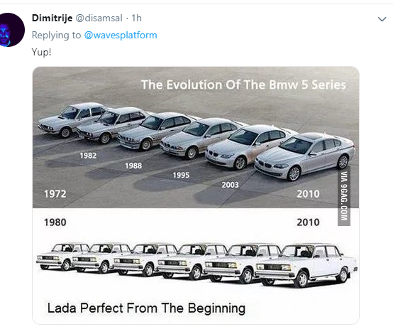Justin Sun’s Failed Tesla Giveaway Trolled by Waves, Who Offers ‘Lada Niva’ to Community