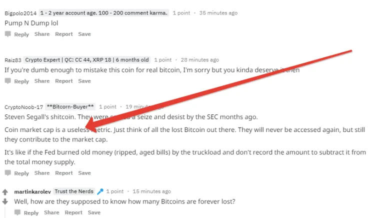 Tron is Rising Where the Rest Are Falling, CMC Shows Bitcoin Namesake in Spot #64