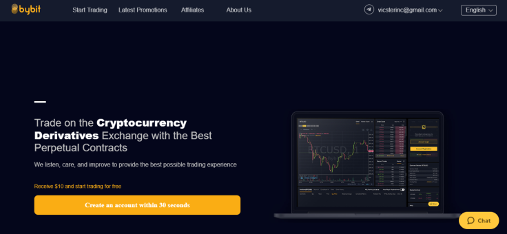 ByBit main page