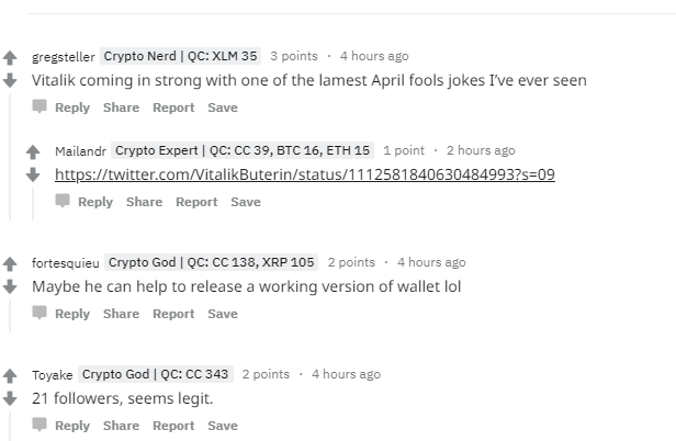 Vitalik Buterin Dumps Ethereum, Zcoin Reaches Ultimate Privacy by Giving Up Any Titles Whatsoever