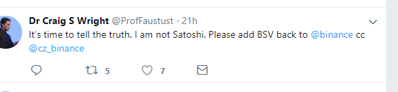 Craig Wright’s Sarcastic Response: ‘Boycott Binance’, ‘Not My Fault, Please Return BSV to Binance’