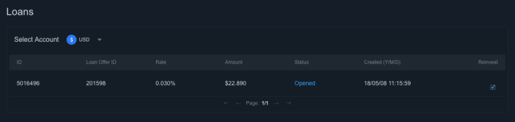 Lending opportunities with Quoinex