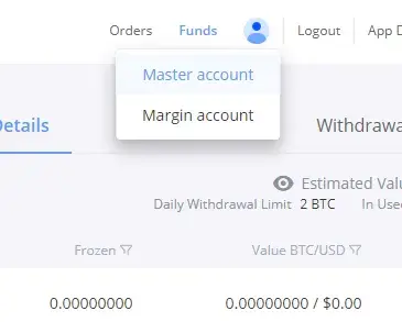 master account