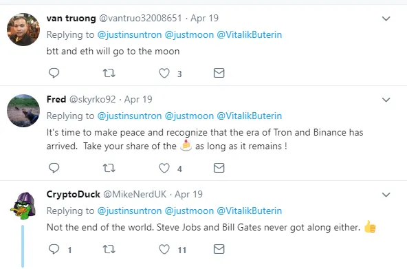 Justin Sun feels sorry he and Vitalik did not meet at Ripple