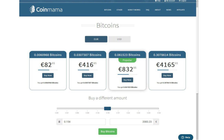 Coinmama offers