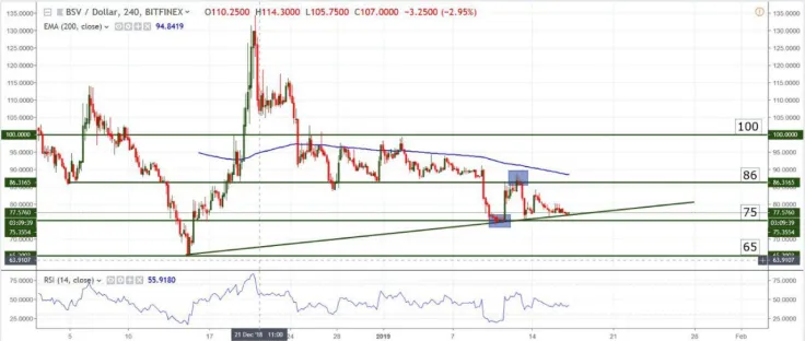 BSV/USD Chart