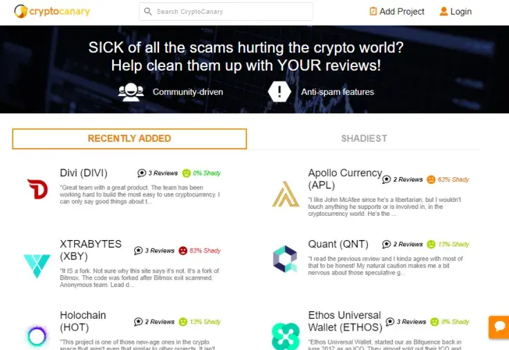 Crypto Canary