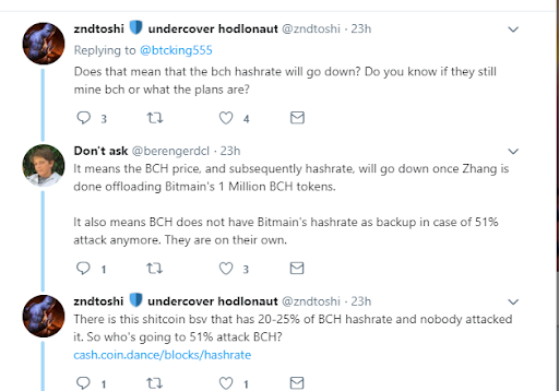 The community’s response