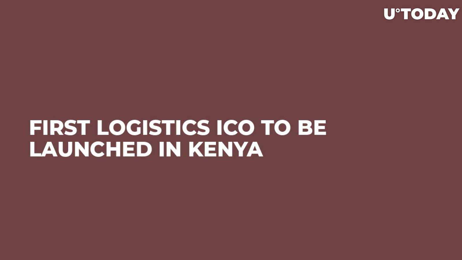 First Logistics ICO to Be Launched in Kenya 