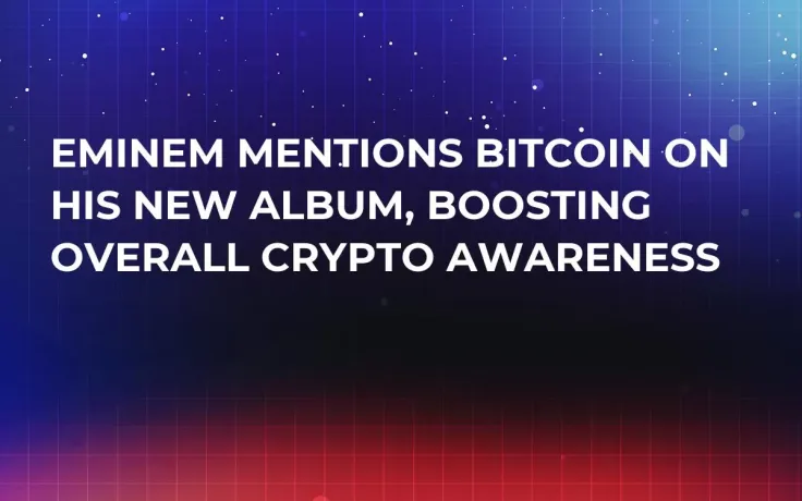 Eminem Mentions Bitcoin on His New Album, Boosting Overall Crypto Awareness
