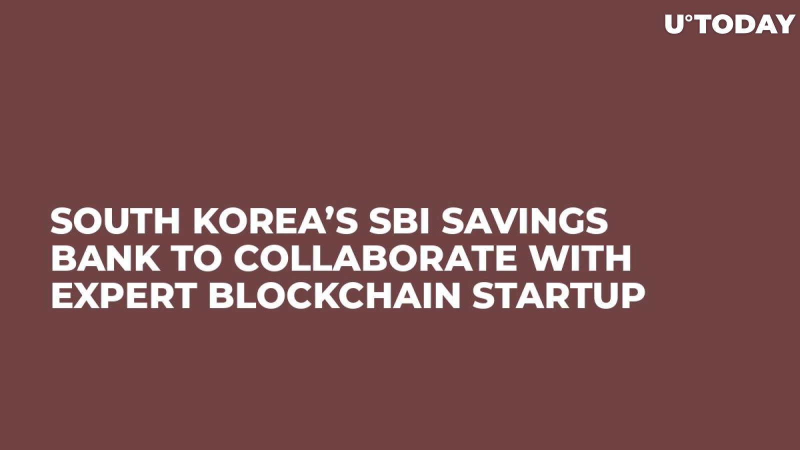 South Korea’s SBI Savings Bank to Collaborate With Expert Blockchain Startup