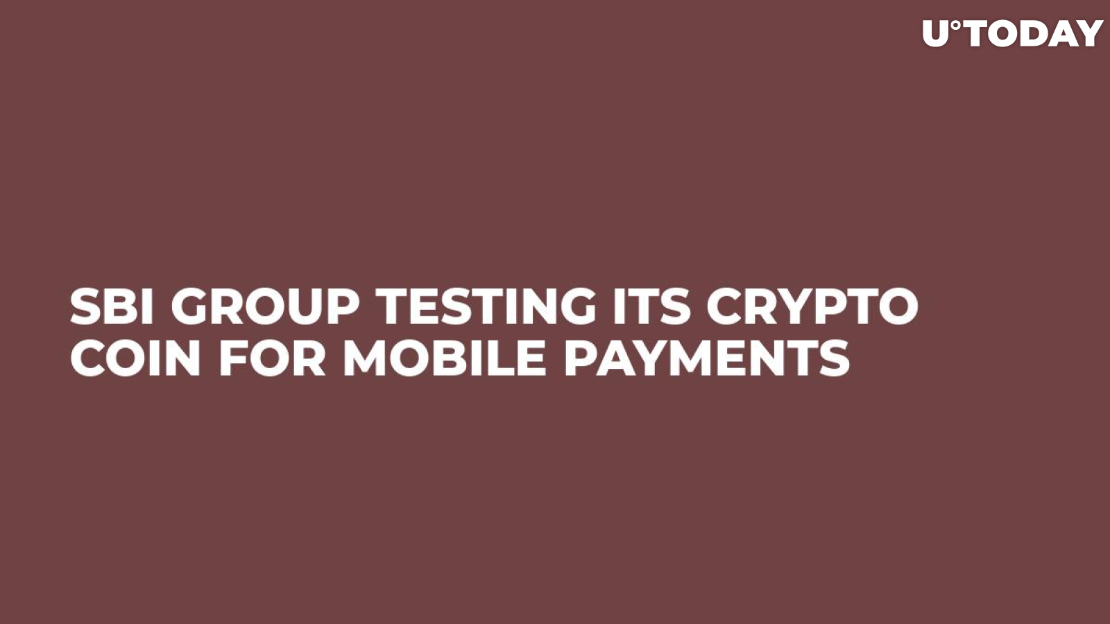 SBI Group Testing Its Crypto Coin For Mobile Payments