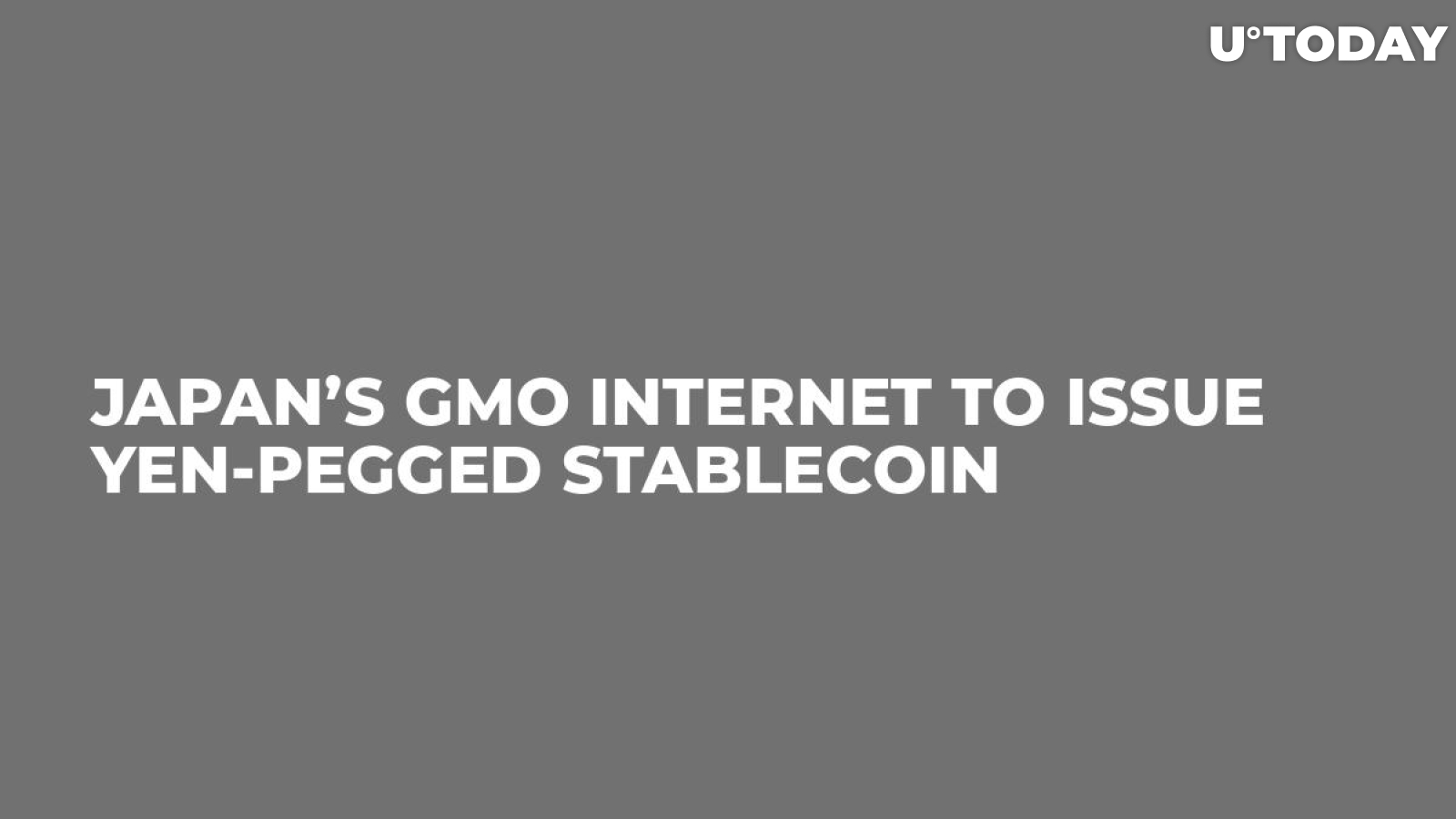 Japan’s GMO Internet To Issue Yen-Pegged Stablecoin