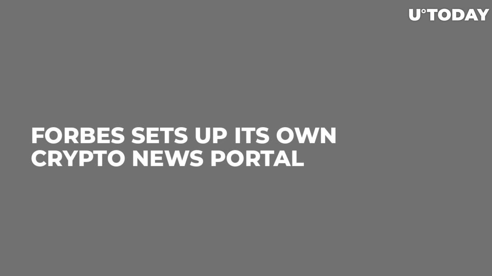 Forbes Sets Up Its Own Crypto News Portal