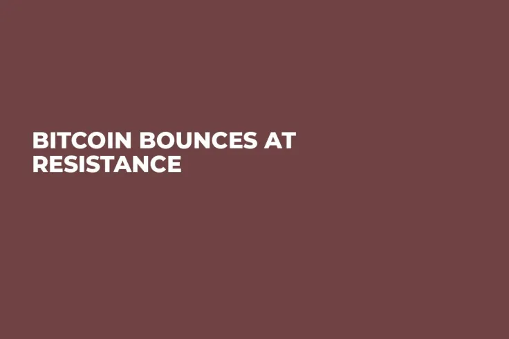 Bitcoin Bounces at Resistance