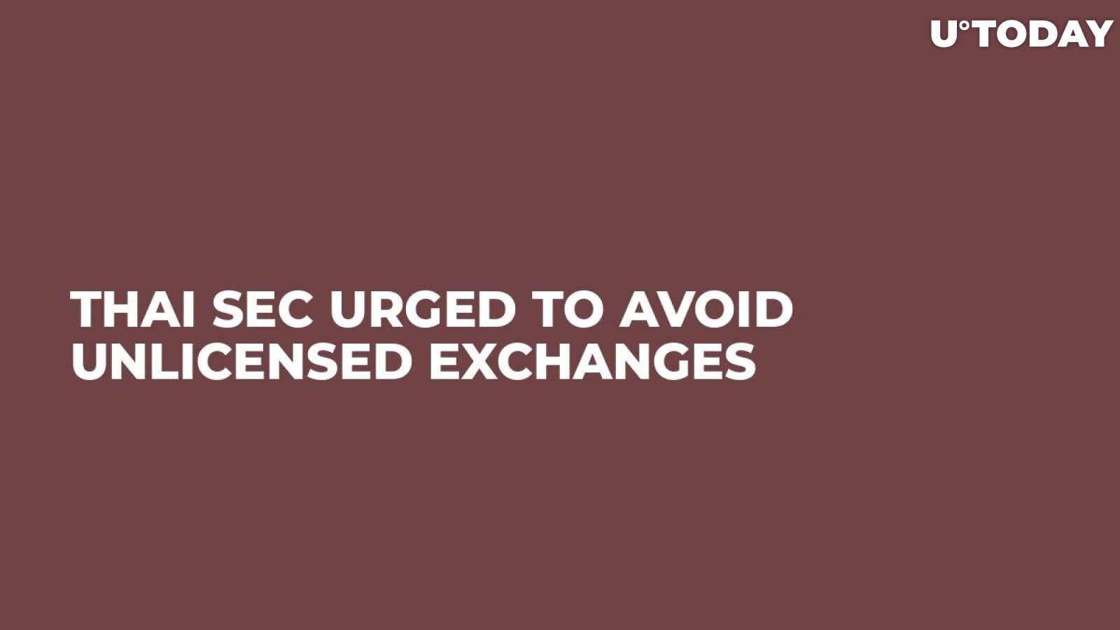 Thai SEC Urged to Avoid Unlicensed Exchanges