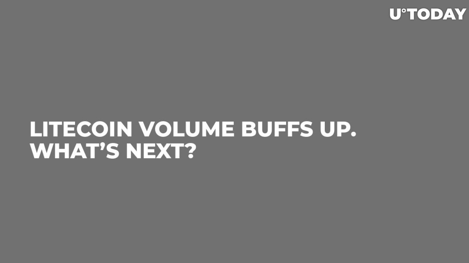 Litecoin Volume Buffs Up. What’s Next?