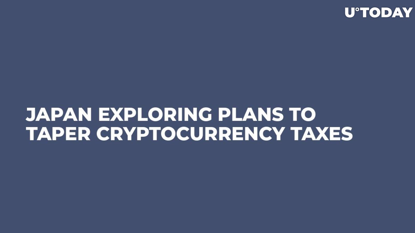 Japan Exploring Plans to Taper Cryptocurrency Taxes